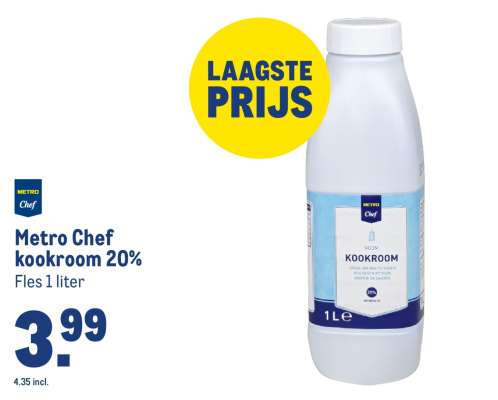Metro Chef kookroom 20%