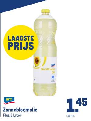 Zonnebloemolie