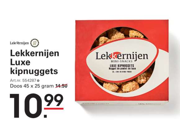 Lekkerijen Luxe kipnuggets