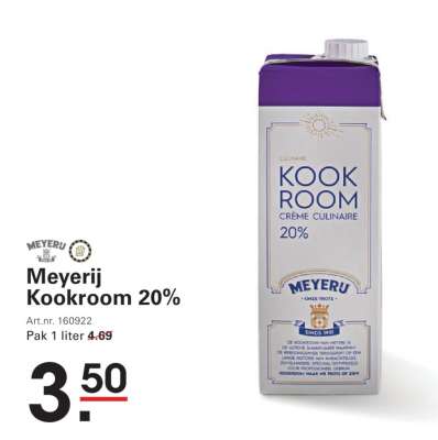 Meyerij Kookroom 20%