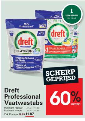 Dreft Professional Vaatwastabs