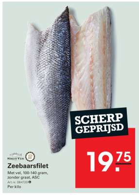 Zeebaarsfilet