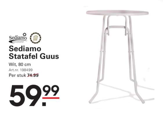 Sediama Statafel Guus
