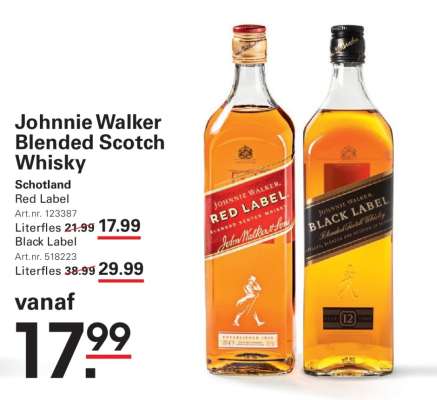 Johnnie Walker Blended Scotch Whisky