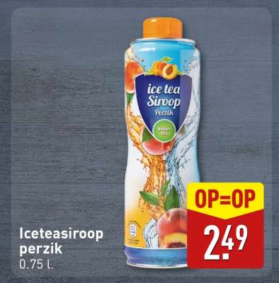 Iceteasiroop perzik