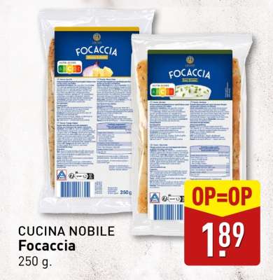 CUCINA NOBILE Focaccia