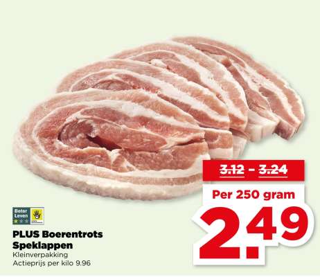 PLUS Boerentrots Speklappen