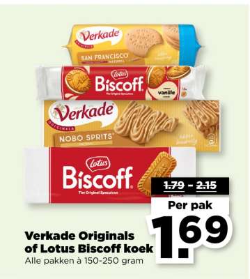 Verkade Originals of Lotus Biscoff koek