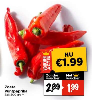 Zoete puntpaprika