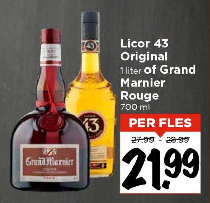 Licor 43 Original & Grand Marnier Rouge