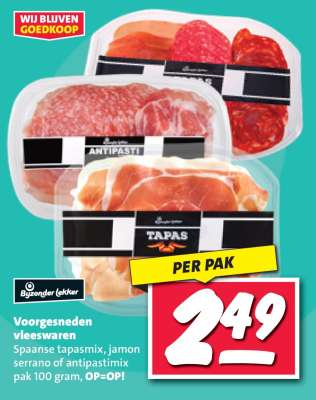 Voorgesneden Vleeswaren