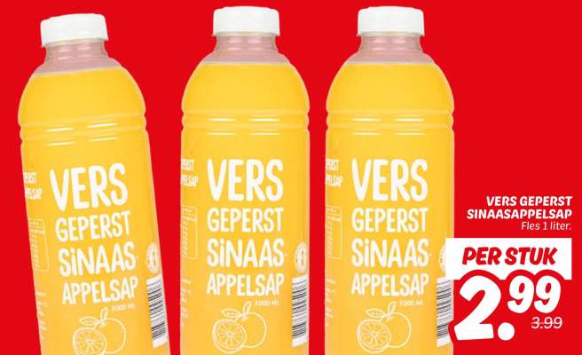 Vers Geperst Sinaasappelsap
