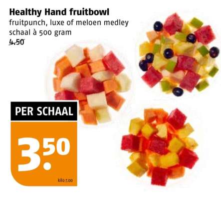 Healthy Hand fruitbowl