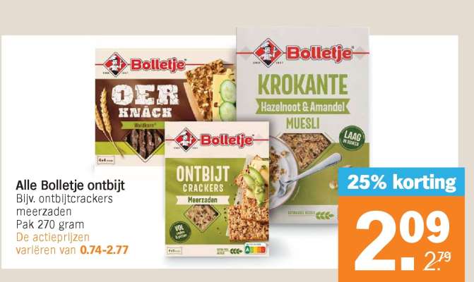 Bolletje ontbijtcrackers