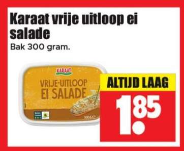 Karaat vrije-uitloop ei salade