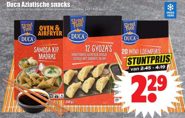 Duca Aziatische snacks