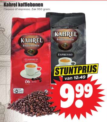 Kahrel koffiebonen
