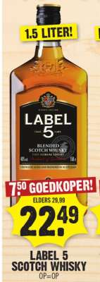 LABEL 5 SCOTCH WHISKY