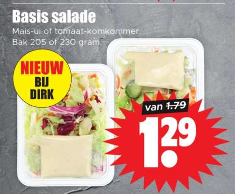 Basis salade