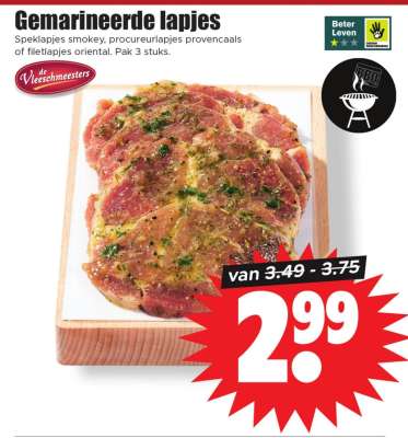 Gemarineerde lapjes
