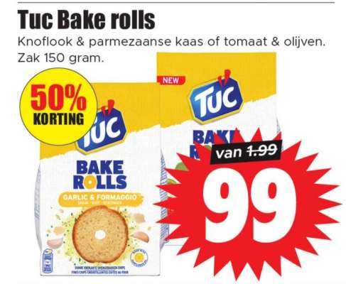 Tuc Bake rolls