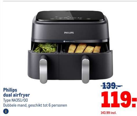 Philips dual airfryer