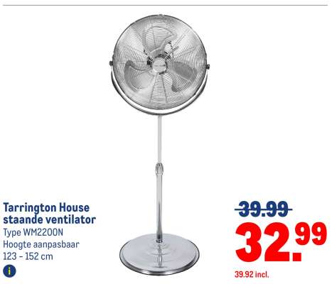 Tarrington House staande ventilator