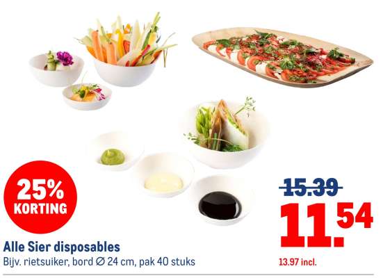 Alle Sier disposables