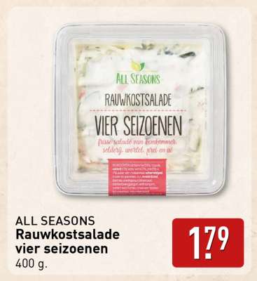 ALL SEASONS Rauwkostsalade vier seizoenen