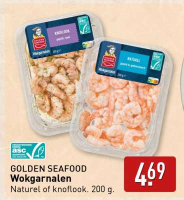 GOLDEN SEAFOOD Wokgarnalen