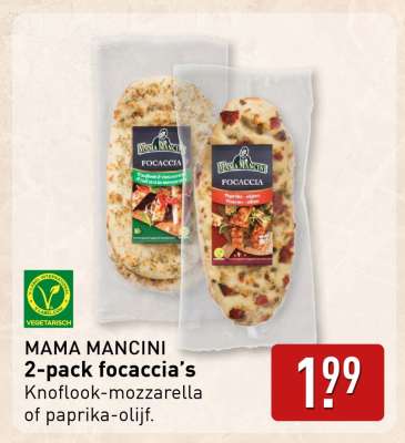 MAMA MANCINI 2-pack focaccia’s