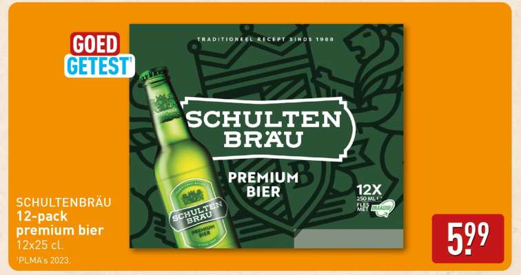 SCHULTENBRÄU 12-pack premium bier