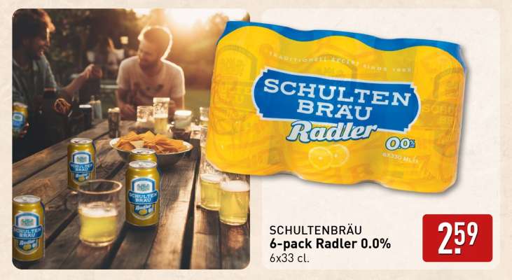 SCHULTENBRÄU 6-pack radler 0.0%
