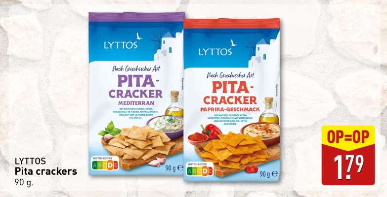 LYTTOS Pita crackers