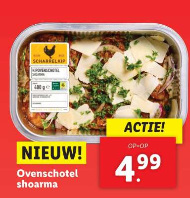 Ovenschotel shoarma