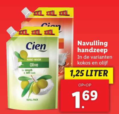 Navulling handzeep
