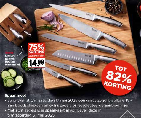 Tefal Limited Edition Houten Messenblok