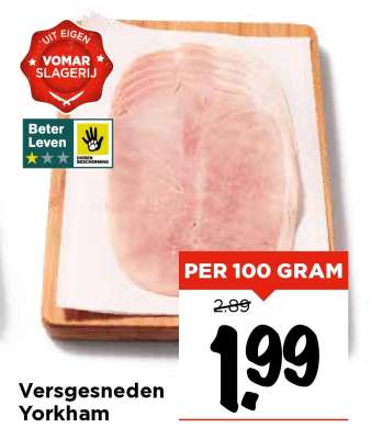 Versgesneden Yorkham