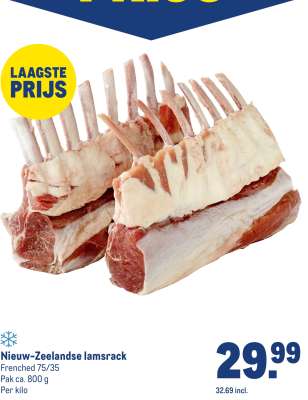 Nieuw-Zeelandse lamsrack