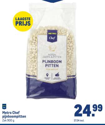 Metro Chef pijnboompitten