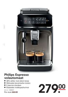 Philips Espresso volautomaat