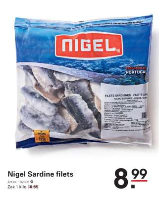 Nigel Sardine filets