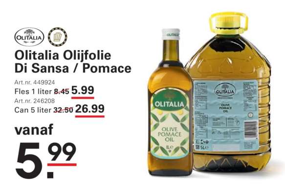 Olitalia Olijfolie Di Sansa / Pomace 1L