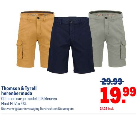 Thomson & Tyrell herenbermuda