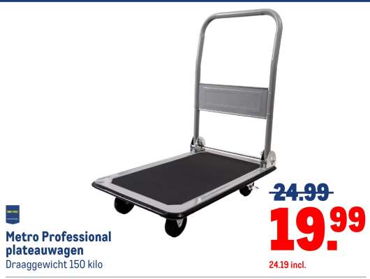 Metro Professional plateauwagen