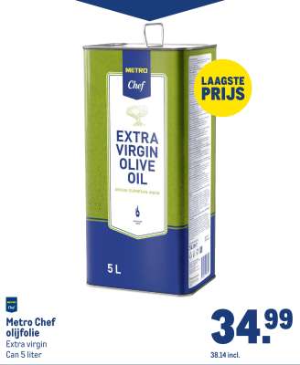 Metro Chef olijfolie