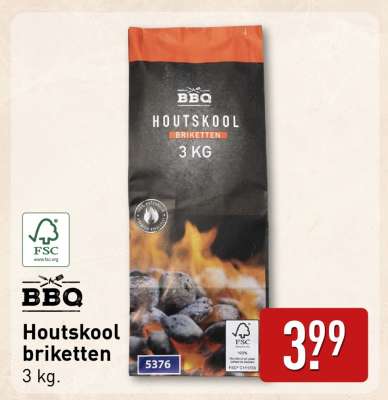 Houtskool briketten
