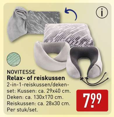 NOVITESSE Relax- of reiskussen
