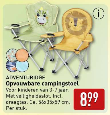 ADVENTURIDGE Opvouwbare campingstoel