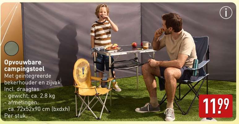 Opvouwbare campingstoel